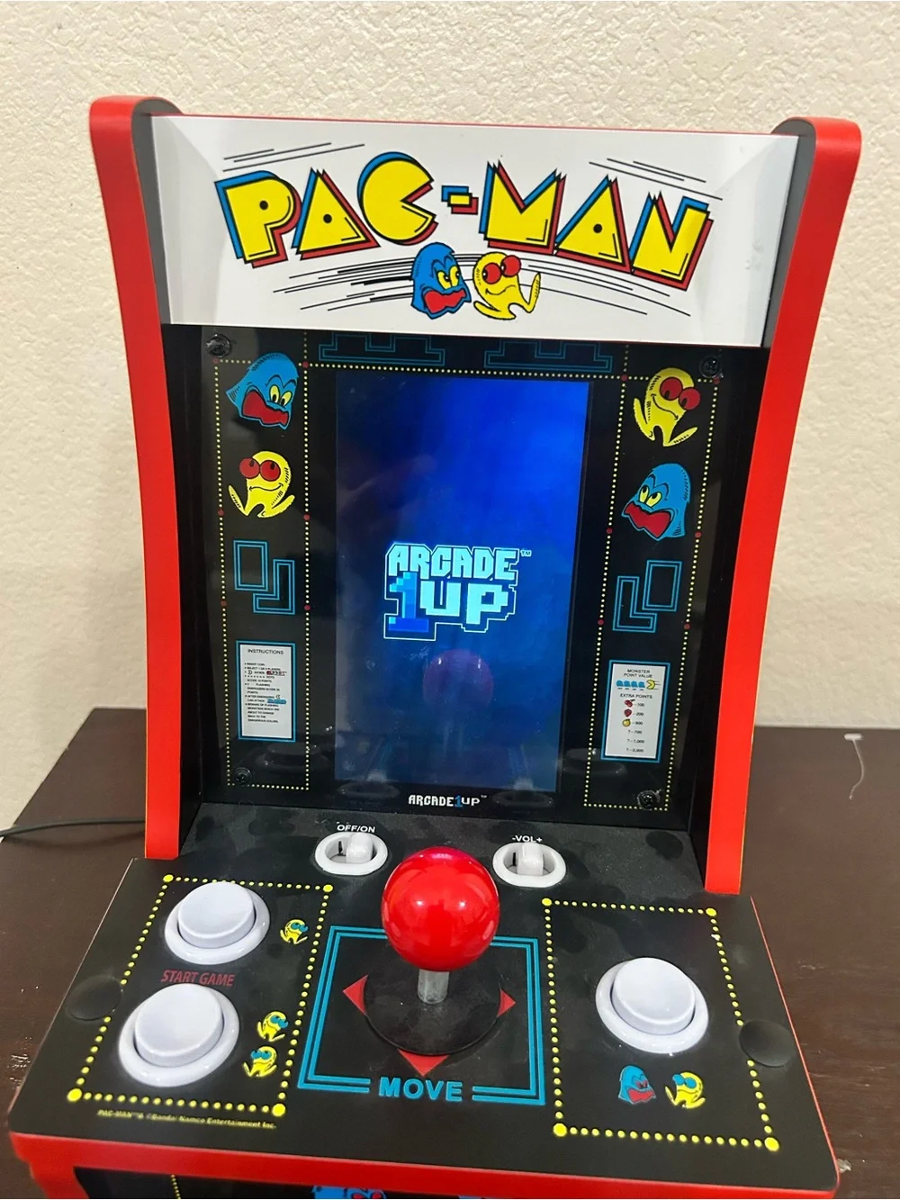 1Up Pac-Man Mini CounterArcade - Tested and working